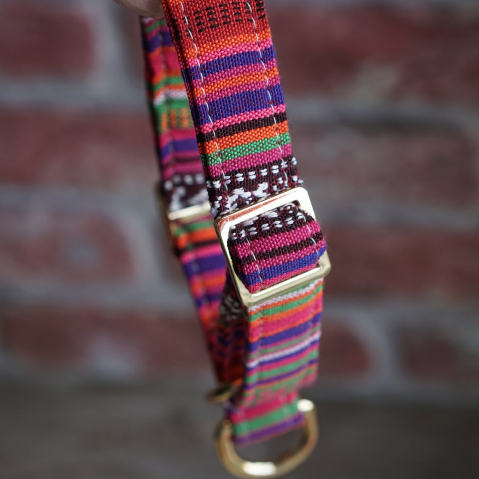 Zugstopp Halsband Boho purple