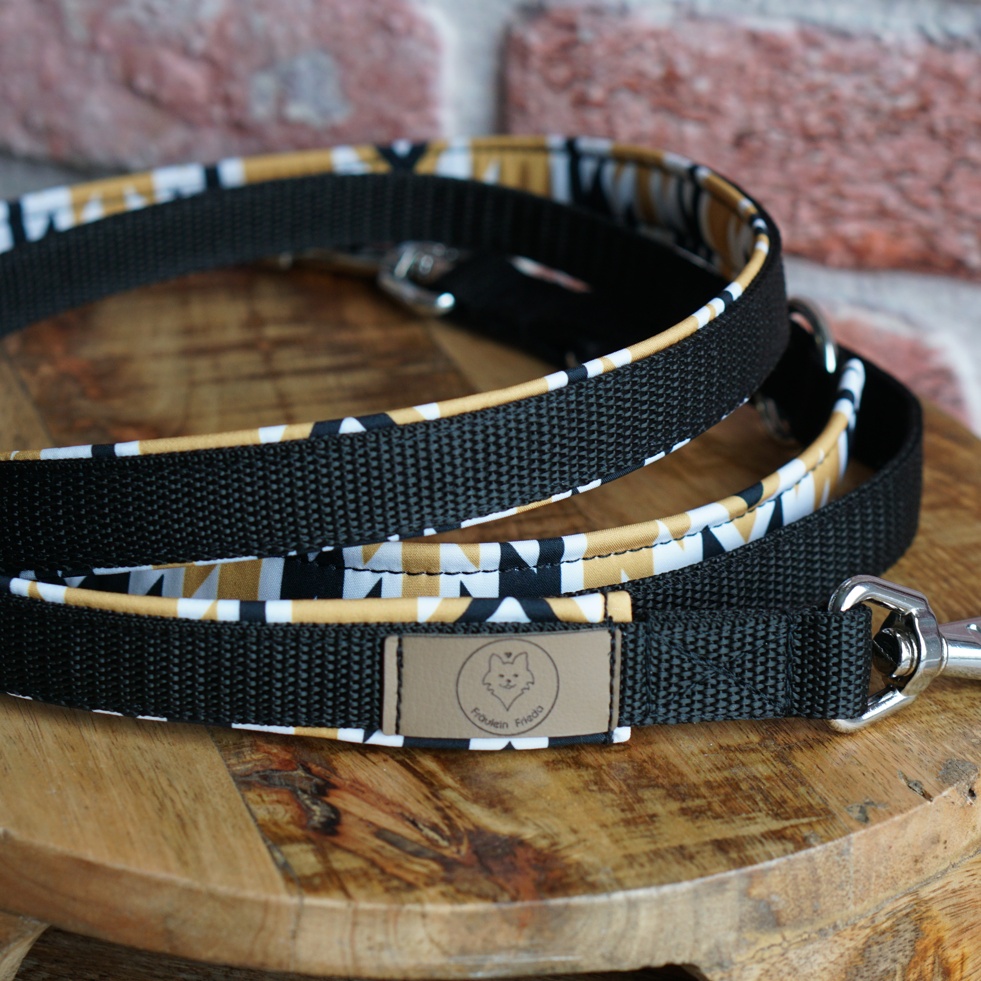 Gurtbandleine Boho black