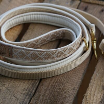 Gurtbandleine Golden Boho mit Webbandverzierung