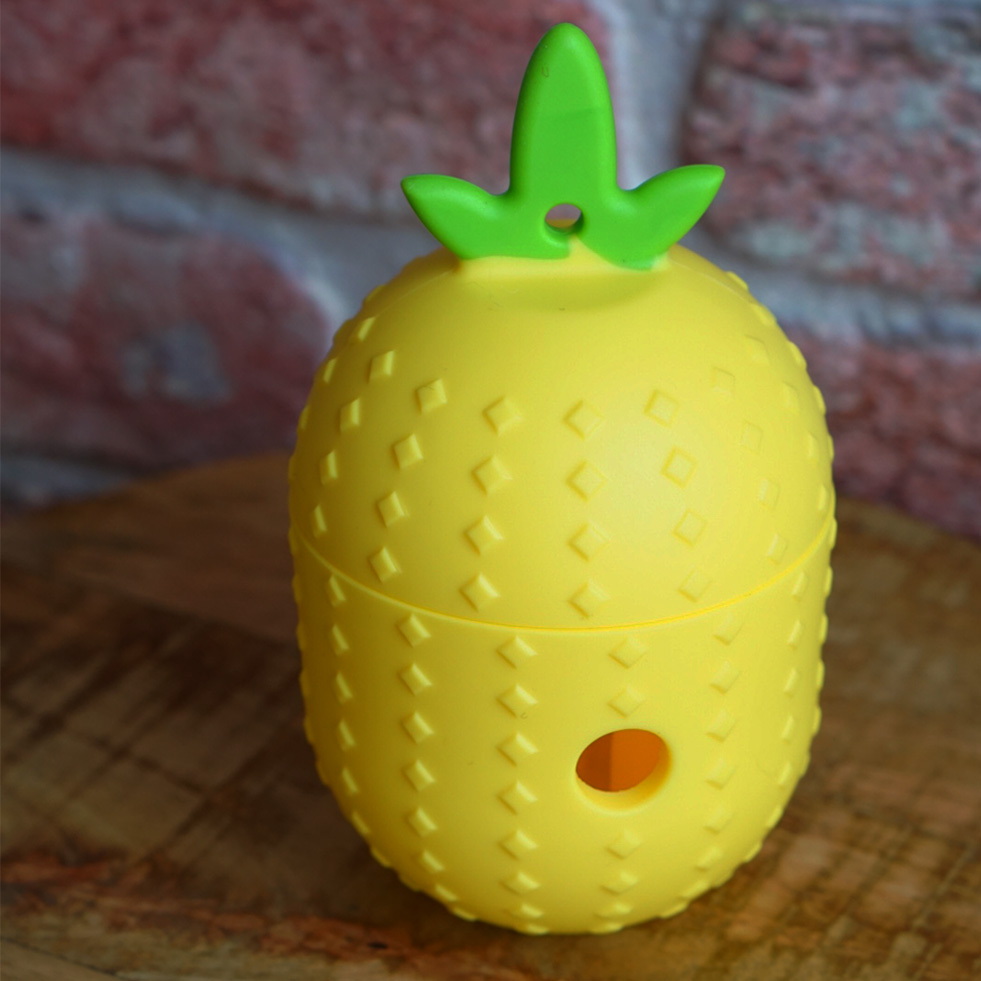 Slowfeeder Ananas - gelb