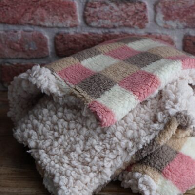 Kuscheldecke Pastell Karos