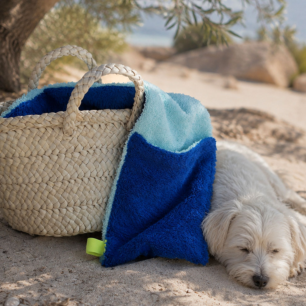 Beach Stripes Pfotenhandtuch