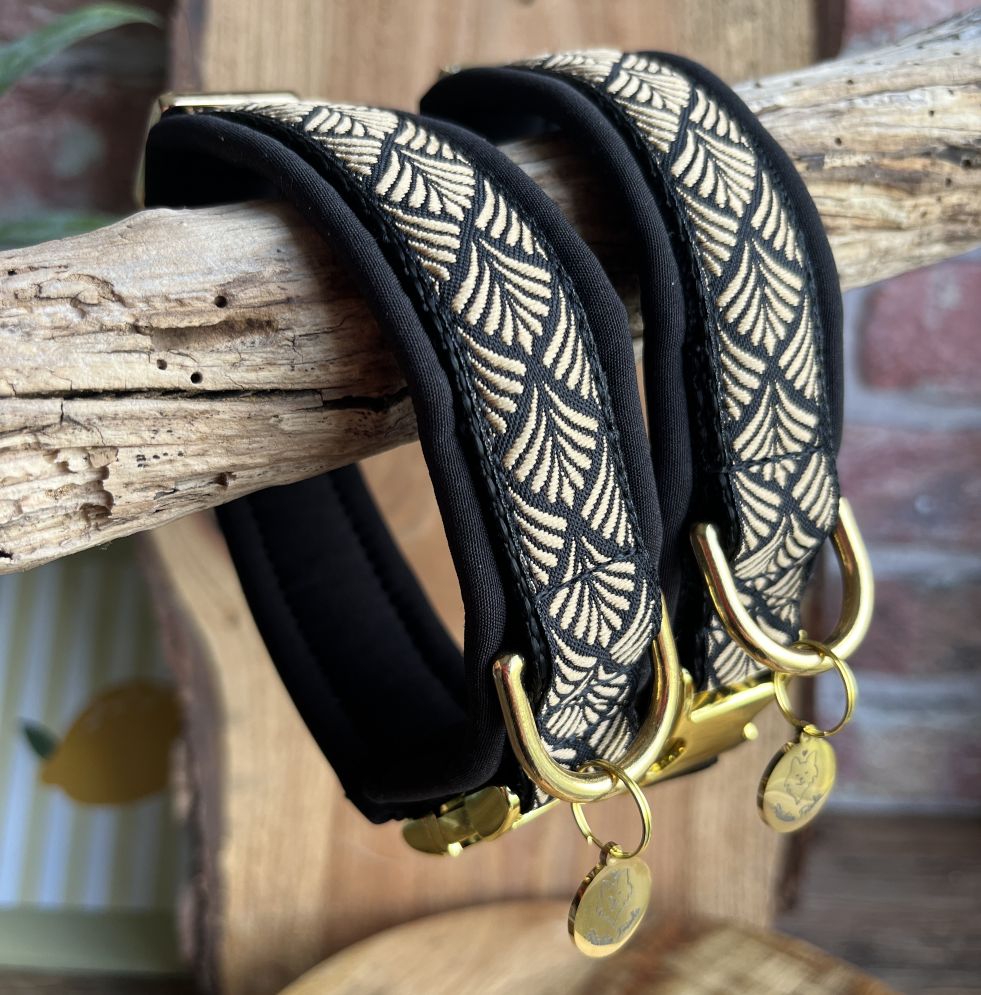 Halsband Black Boho Golden – Bild 2